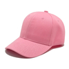 Gorra de b&eacute;isbol en blanco de algod&oacute;n rosa