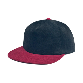 Sombreros Snapback de pana personalizados a granel - Gorras de b&eacute;isbol de ala plana