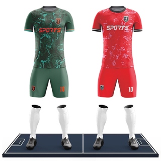 Benutzerdefinierte Sublimations-Fu&szlig;balluniform, atmungsaktives Kinder-Fu&szlig;balltrikot f&uuml;r Teams und Gro&szlig;lieferungen